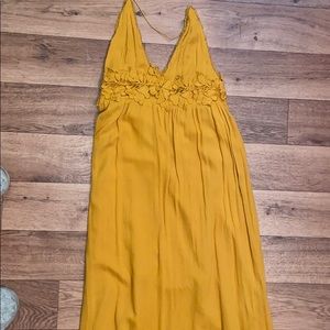 A Yellow Maxi Dress